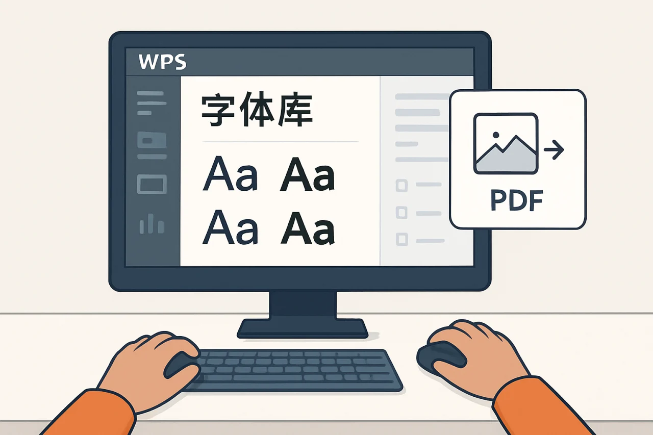 wps字体库