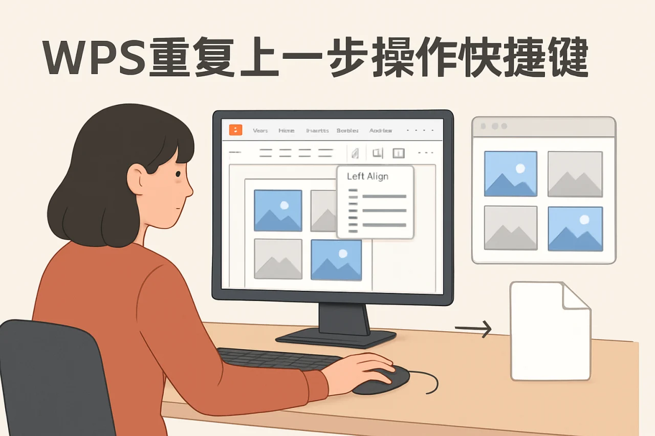 wps重复上一步操作快捷键