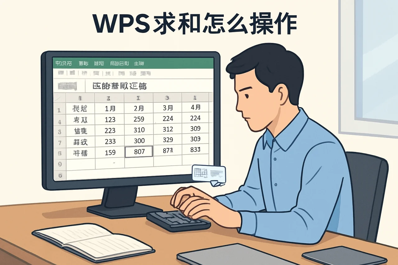 wps求和怎么操作