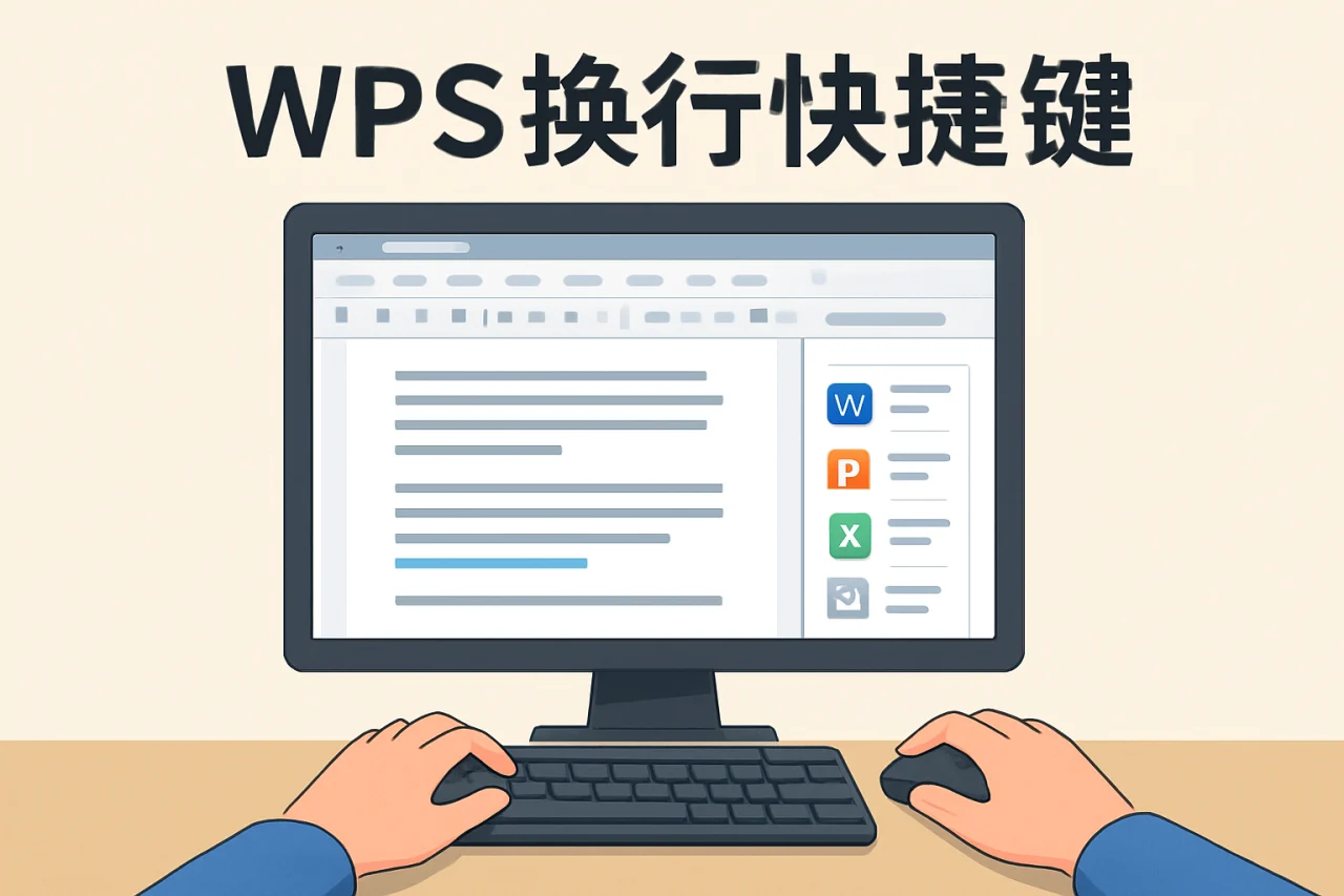 wps换行快捷键