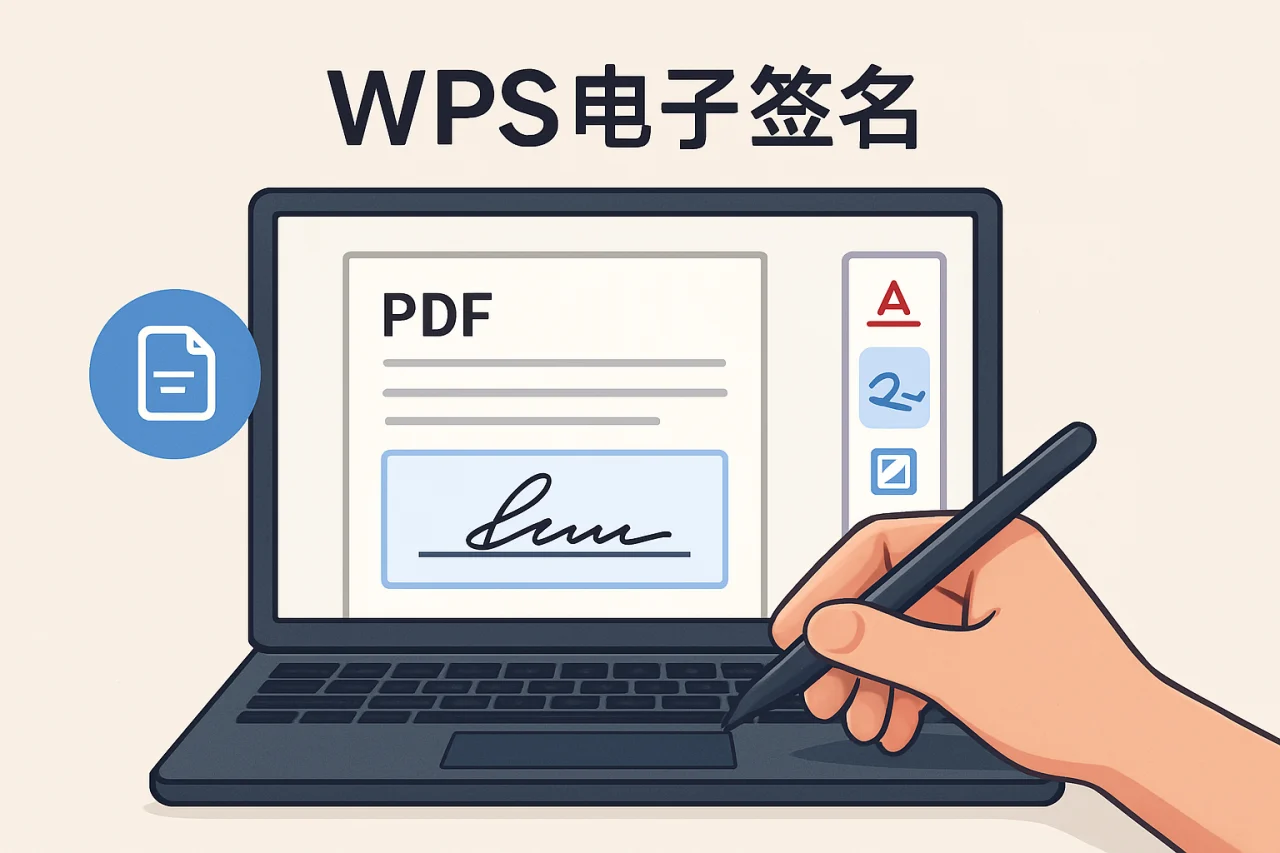 wps电子签名
