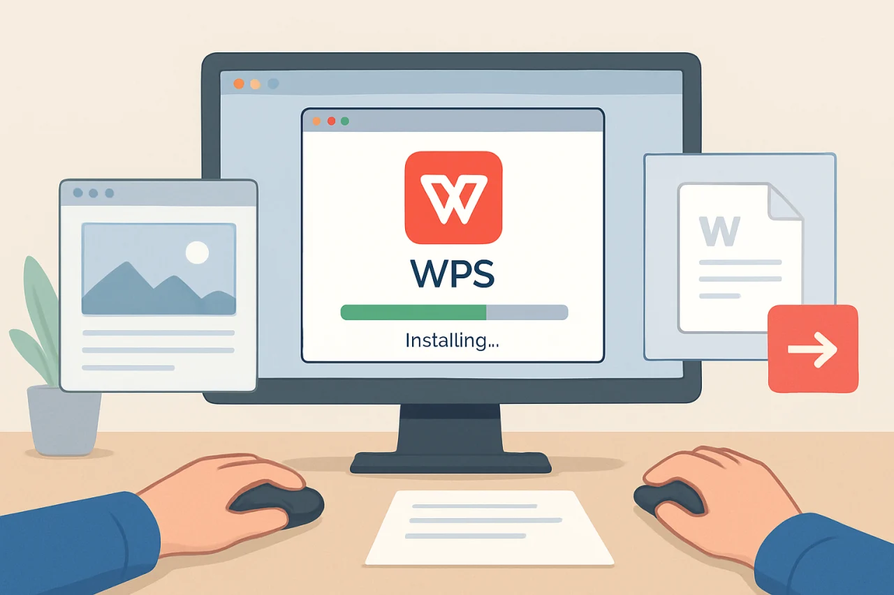 下载wps软件并安装