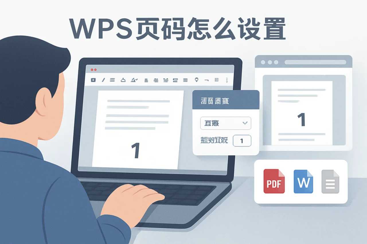 wps页码怎么设置
