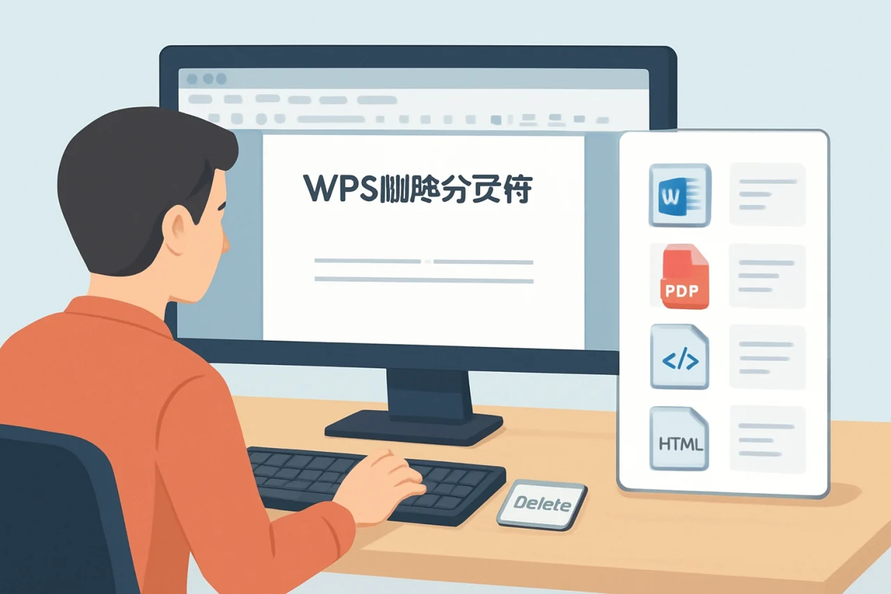 wps删除分页符