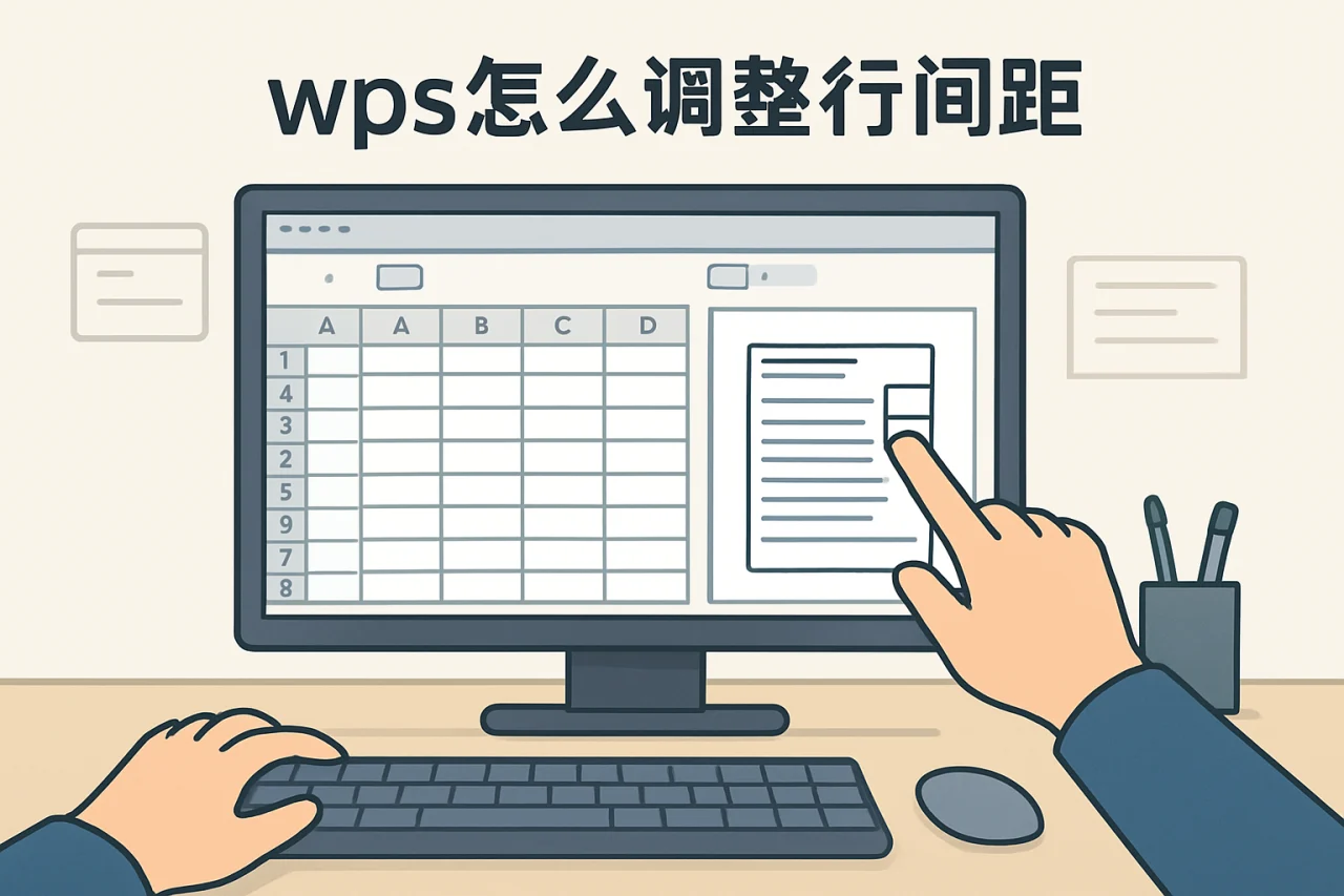 wps怎么调整行间距