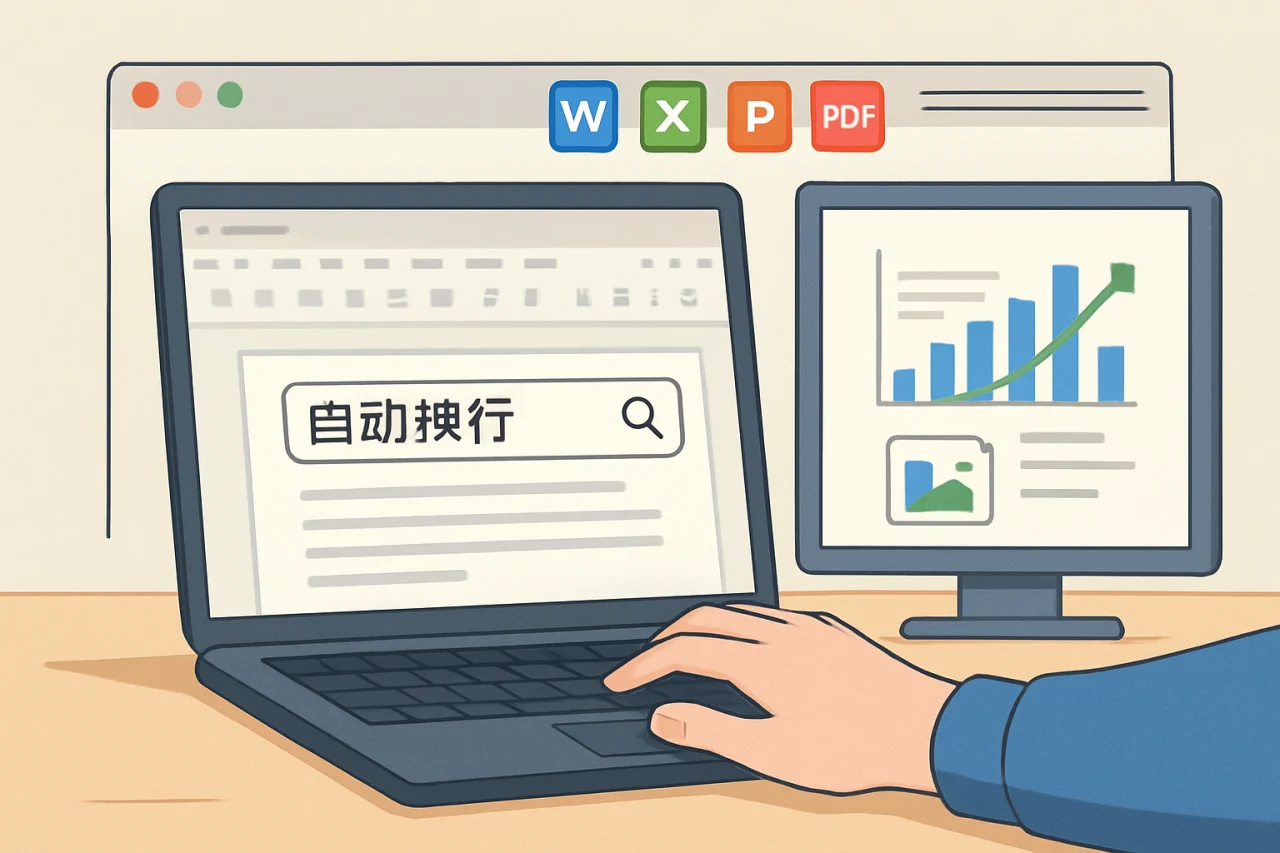 wps自动换行在哪里