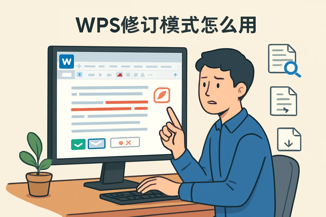 wps修订模式怎么用