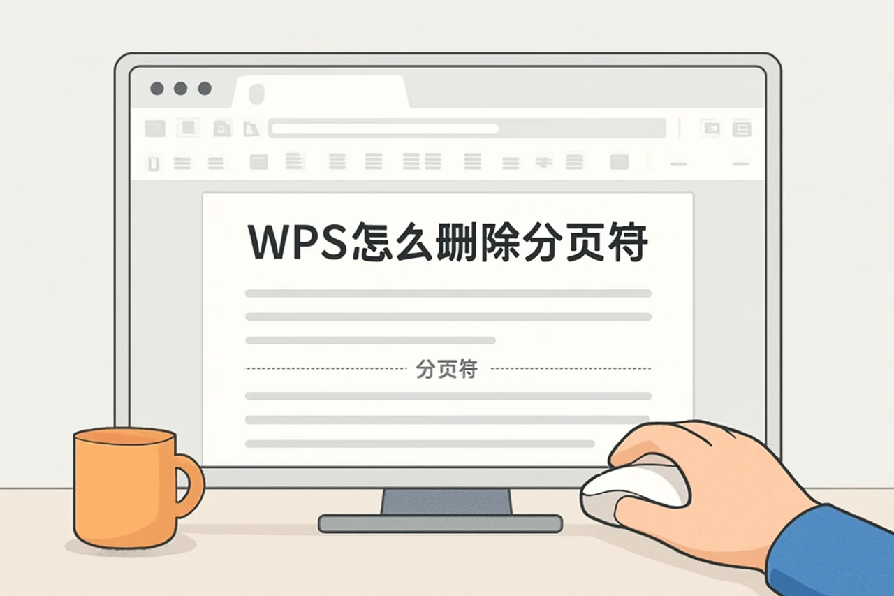 wps怎么删除分页符
