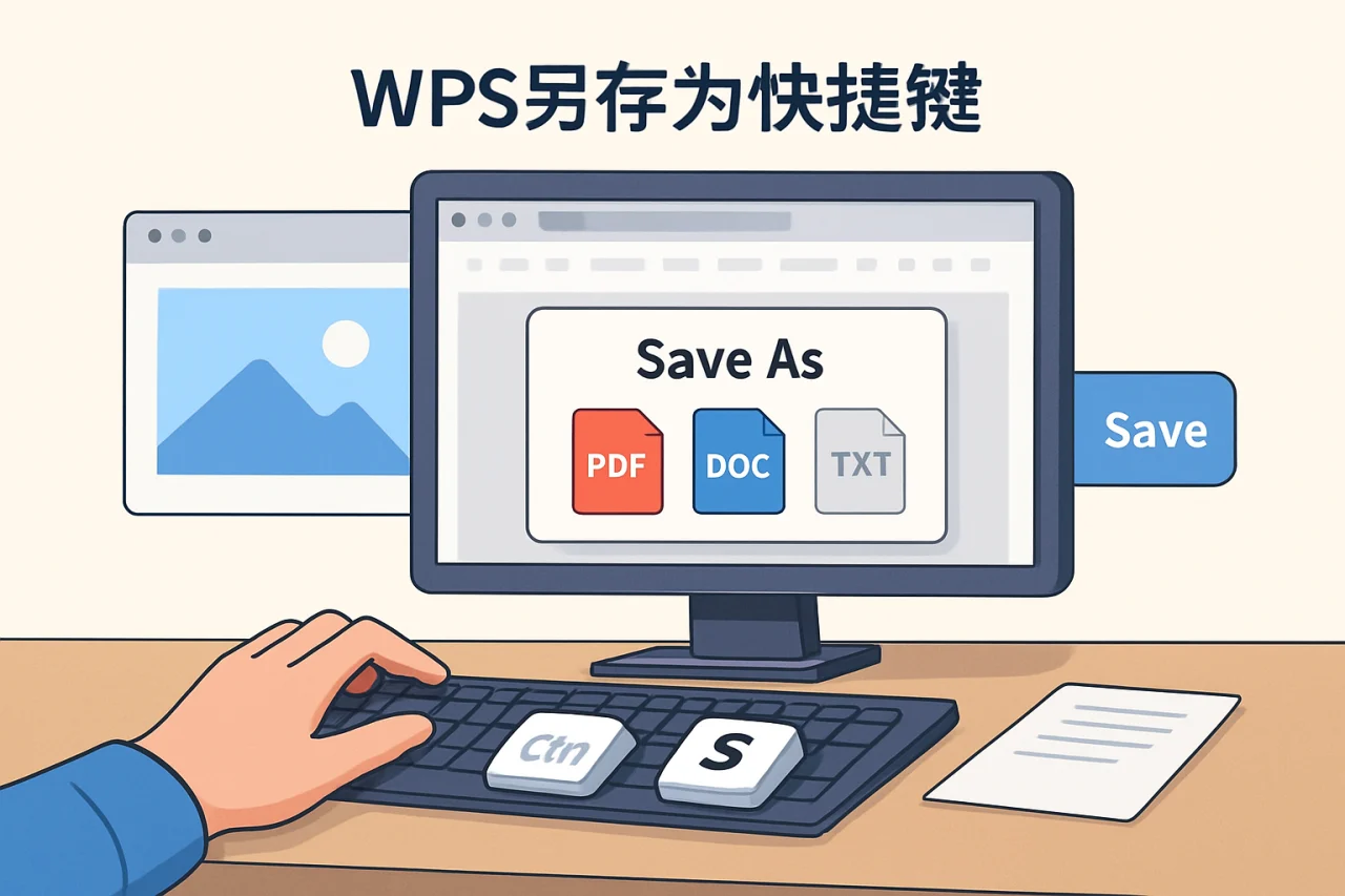 wps另存为快捷键