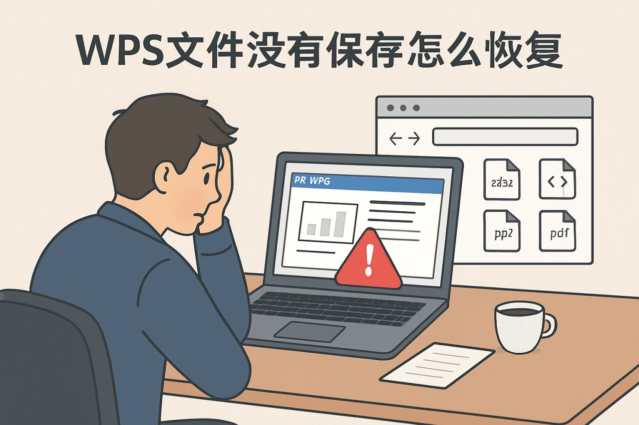 wps文件没有保存怎么恢复