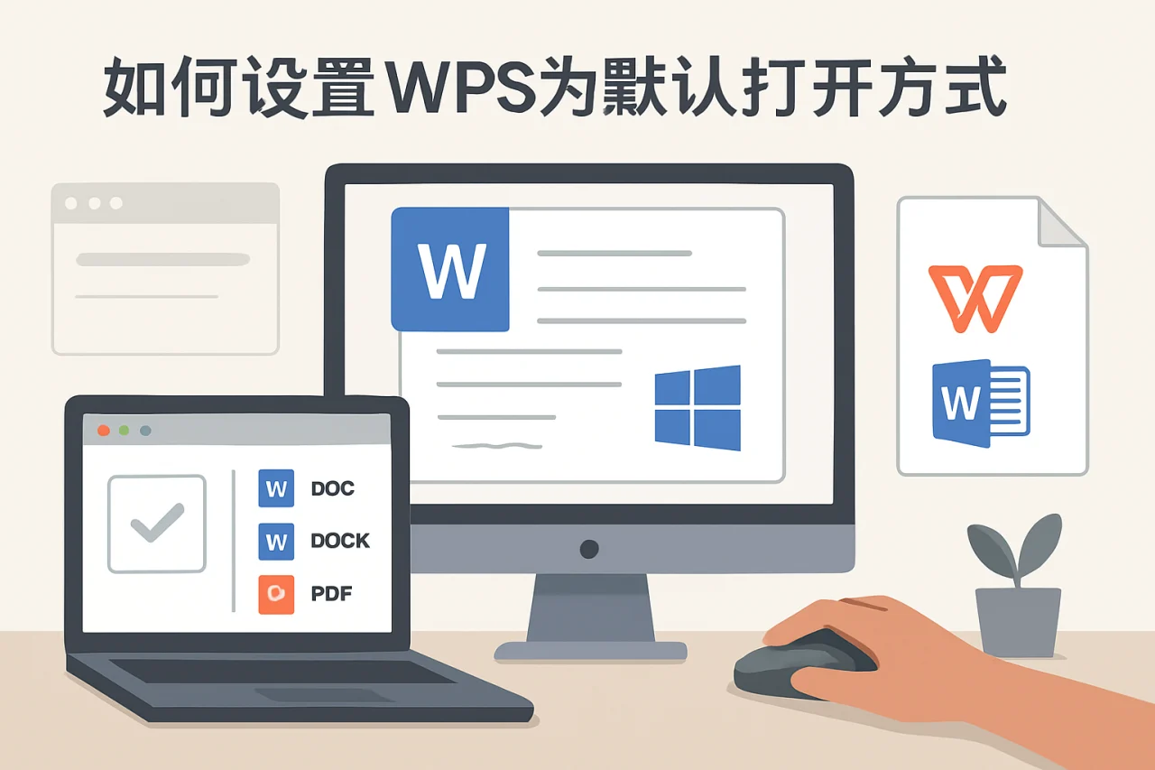 如何设置wps为默认打开方式
