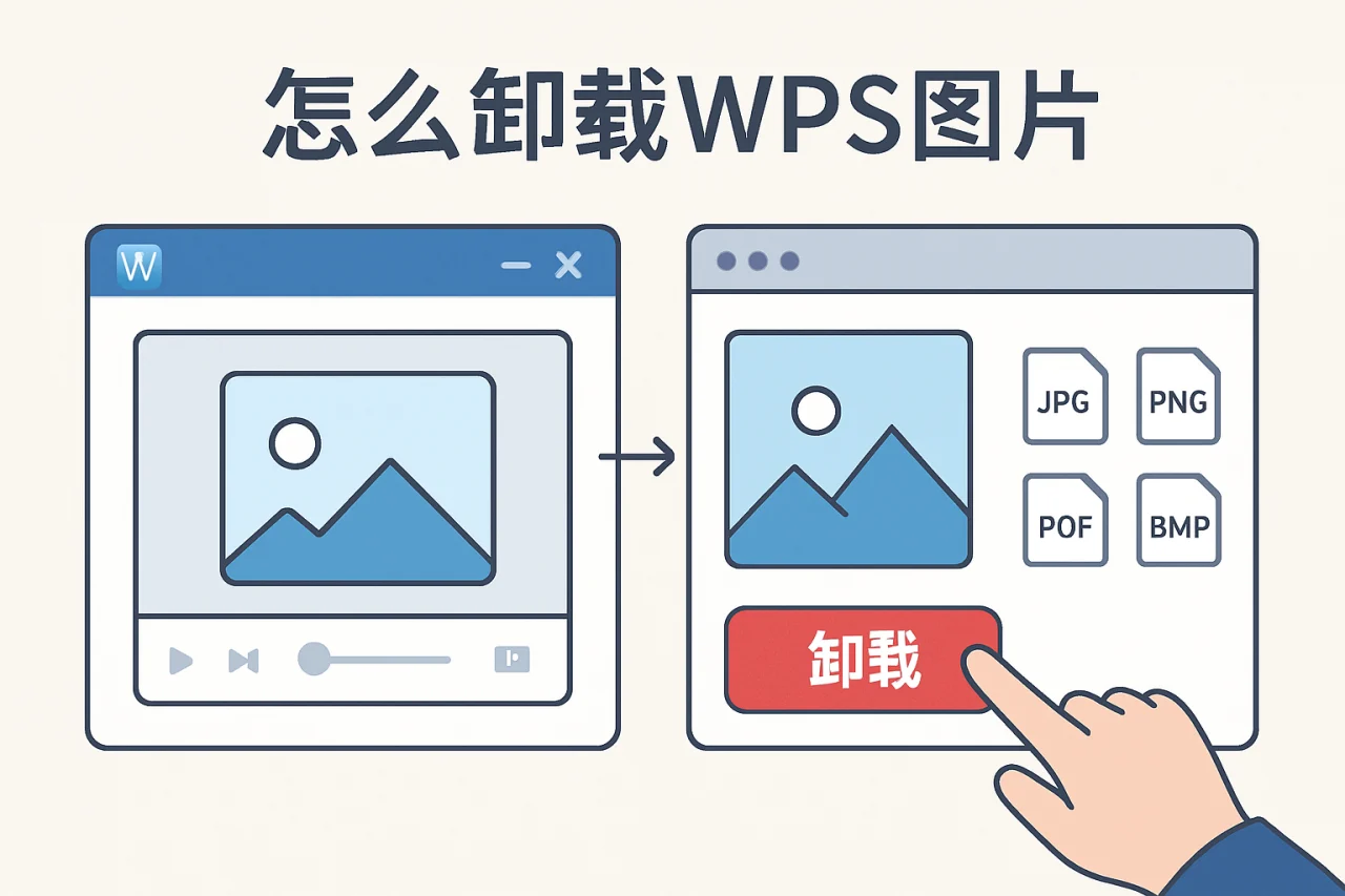 怎么卸载wps图片