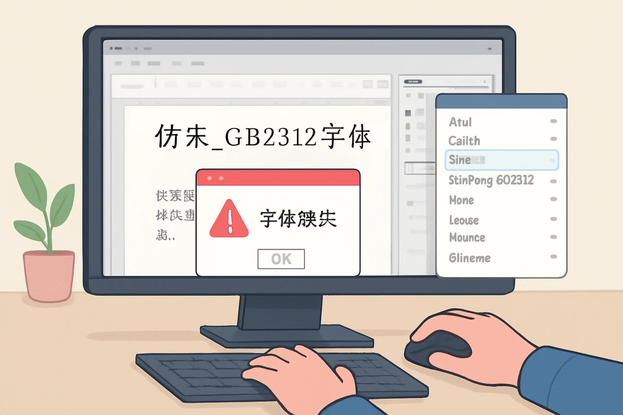 wps仿宋gb2312字体下载