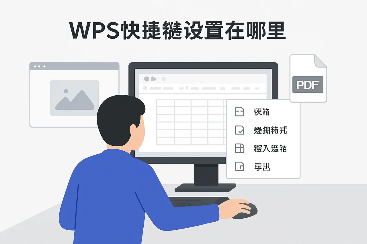 wps快捷键设置在哪里