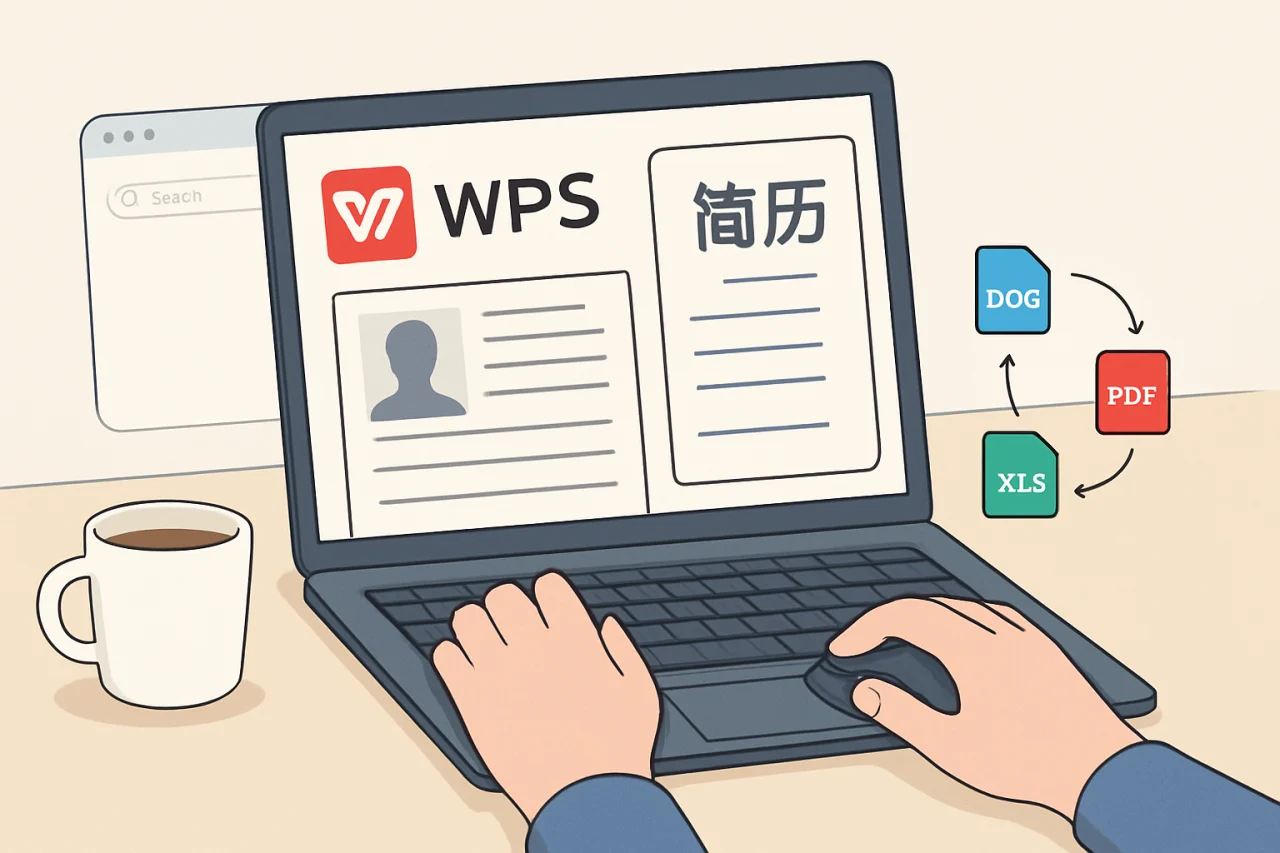 wps简历