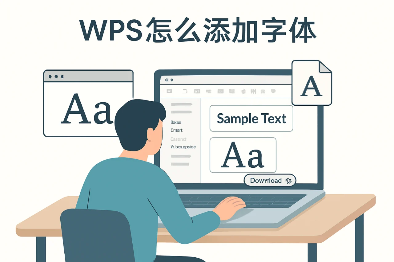 wps怎么添加字体