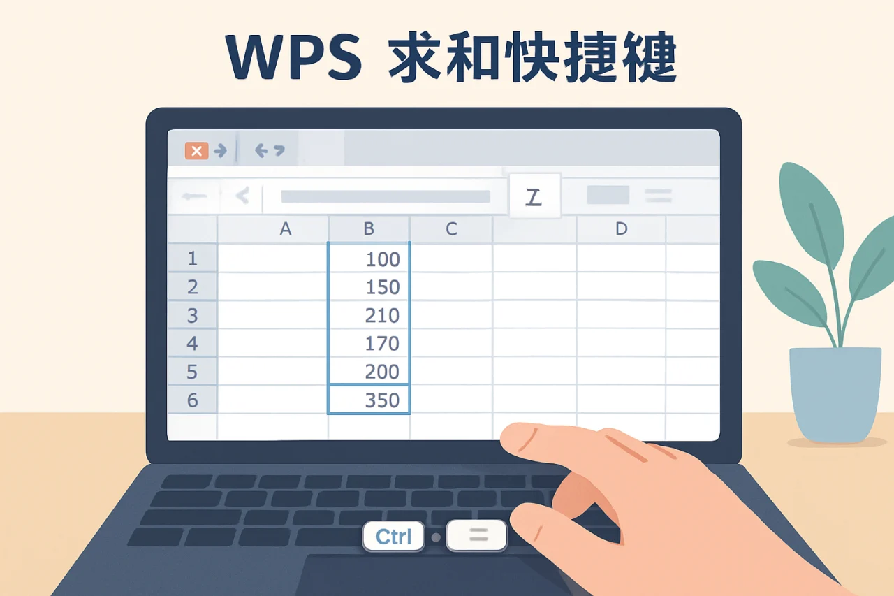 wps求和快捷键