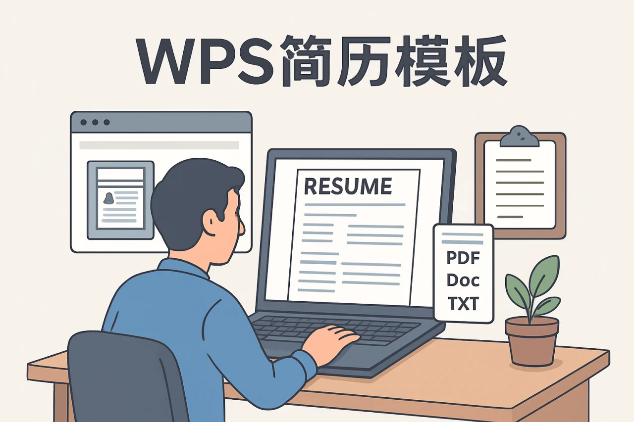 wps简历模板