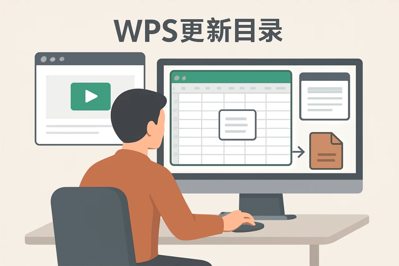 wps更新目录