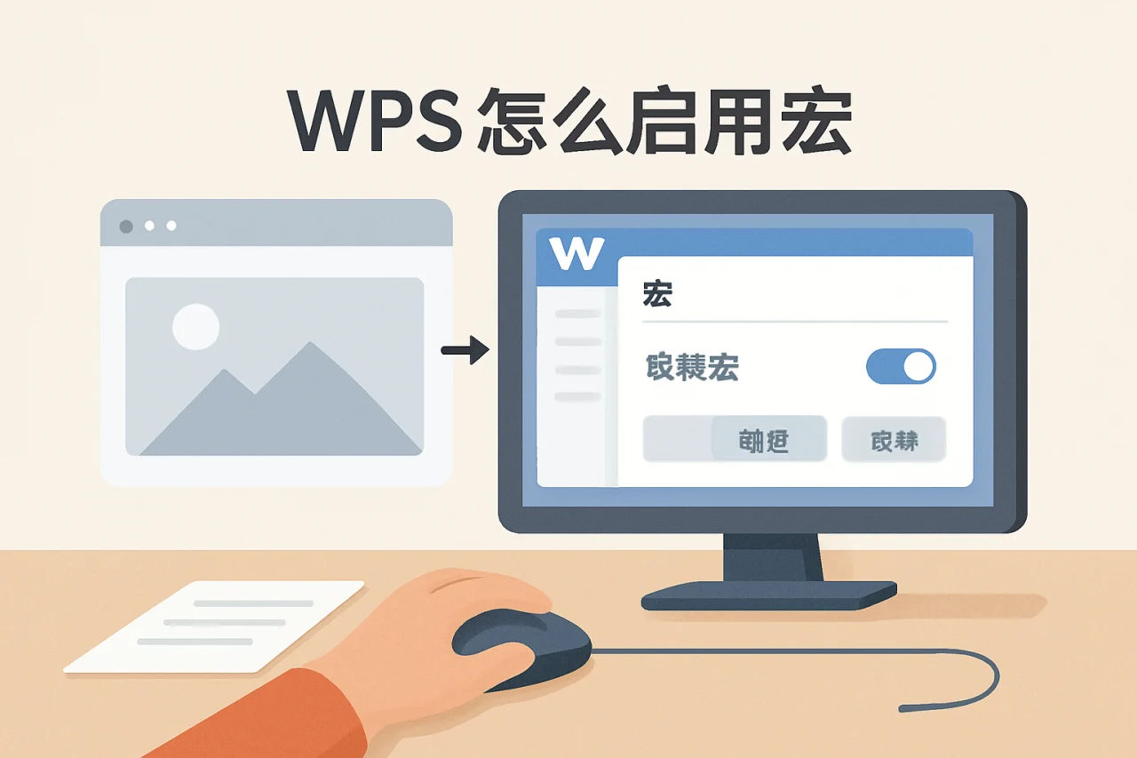 wps怎么启用宏