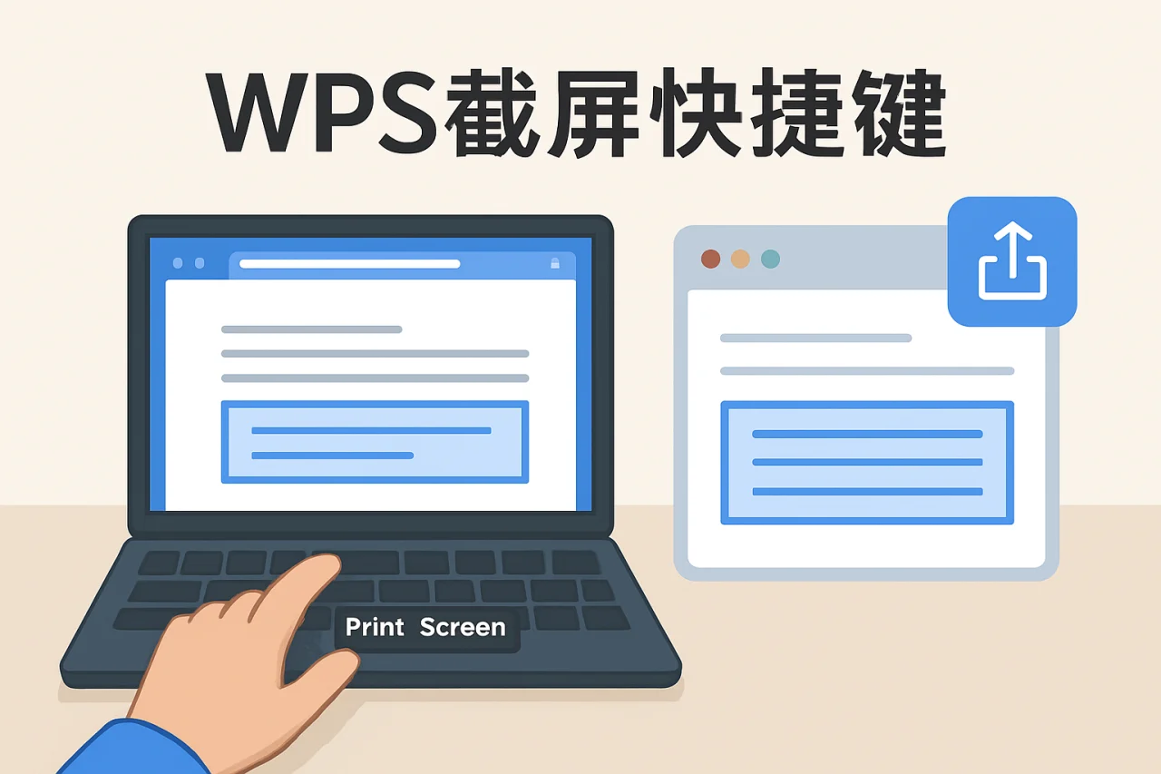 wps截屏快捷键